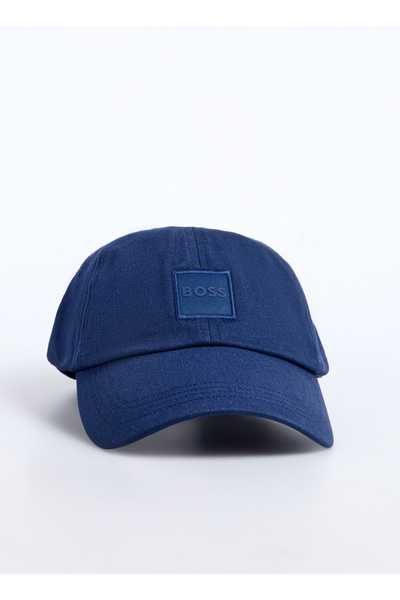 BOSS Lacivert Erkek Logo Baskılı Şapka Derrel-PL_50535555