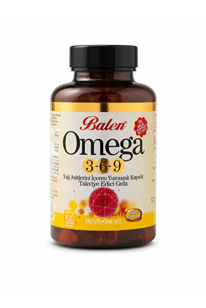 Balen OMEGA 3-6-9 YAĞ ASİTLERİ İÇEREN YUMUŞAK KAPSÜL 1585 MG*100