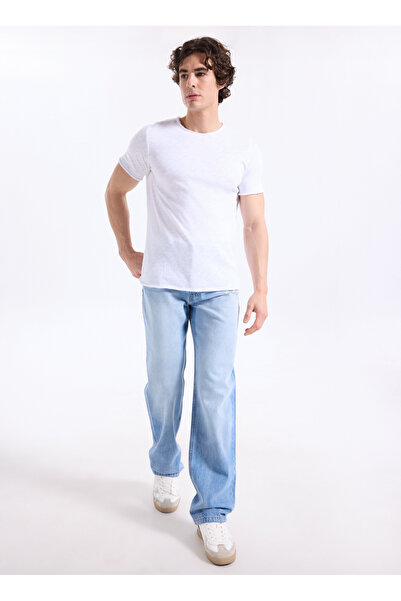 Just Cavalli Normal Bel Normal Paça Normal İndigo Erkek Denim Pantolon 78PM50...