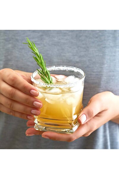 LAV Elegant Glass Whiskey Glasses Set of 6 315 ml (Soft Drink/Cocktail Glasses)
