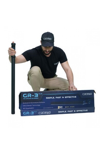 Conrad GR-3 Plus Yeraltı Görüntüleme Cihazı 3D Zemin Tarama Dual Sensör 7 Met...