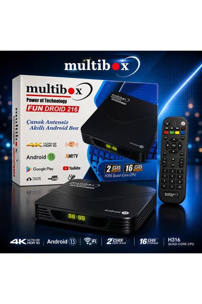 Redline Multibox Fundroid 2-16 Android TV Box Stıck 13 Yeni Nesil