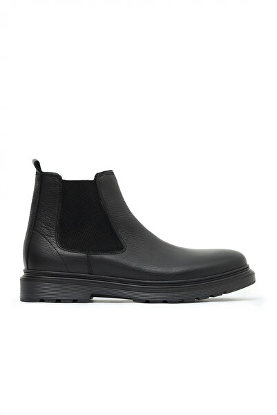 Bueno Shoes حذاء رجالي من الجلد باللون الأسود 07mb2364sl270