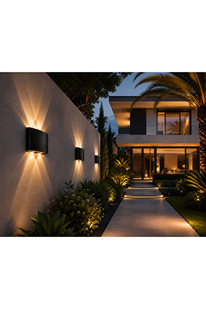 Cata CT-8011V Haiti LED Aplik 10W AMBER Çift Taraflı Duvar Apliği