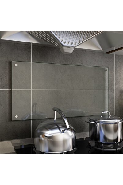 Concept Panou antistropi bucătărie transparent 80x40 cm sticlă securiz.