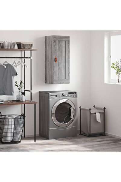 Concept Dulap de perete, gri sonoma, 34,5x34x90 cm, lemn prelucrat