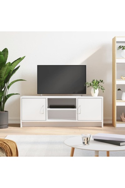 Concept Dulap TV, alb, 102x30x37,5 cm, lemn compozit