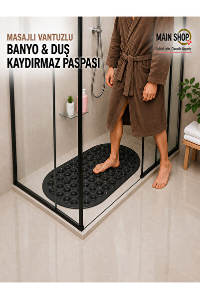 isgstore Masajlı Vantuzlu Banyo & Duş Kaydırmazı Paspası M-142