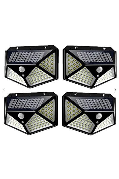 divendi-ro Set de 4 lămpi solare ULTRA 100 LED cu senzor de mișcare și 3 modu...