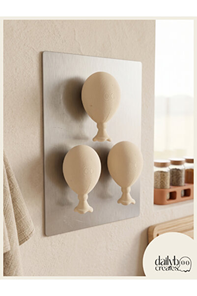 Dailyboo Creates 3lü Balon Magnet Seti-Buzdolabı ve Metal Pano Süsü-Dekoratif...