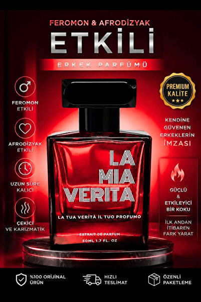 la mia verita Erkek Feromon Parfüm 50 ml Magnet Extrait De Parfum - Etkileyic...