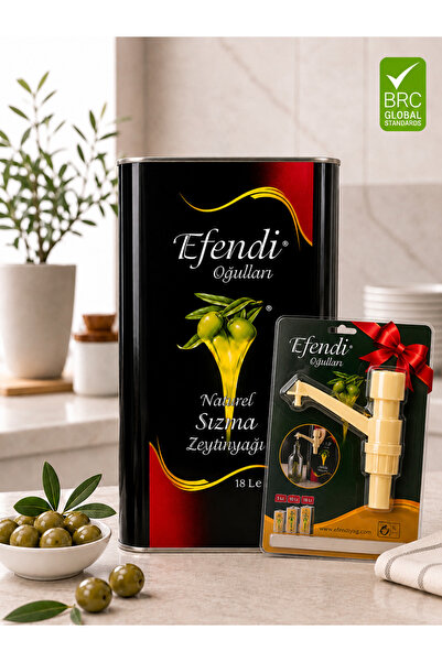 Efendioğulları Naturel Birinci Zeytinyağı 18 Lt
