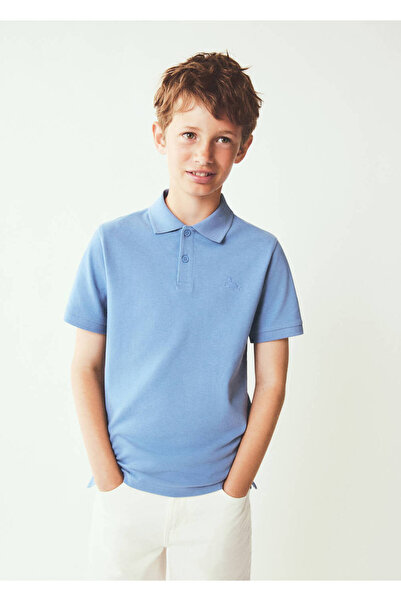 MANGO Kids Pamuklu polo gömlek