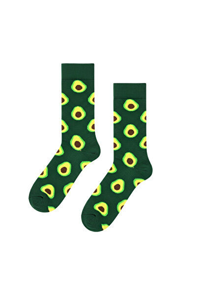 CARNAVAL SOCKS Πράσινες κάλτσες με σχέδιο αβοκάντο