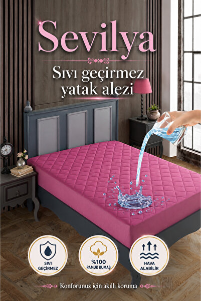 sevilya 100% βαμβακερό καπιτονέ Liquid Proof Πολύχρωμο προστατευτικό στρώματο...