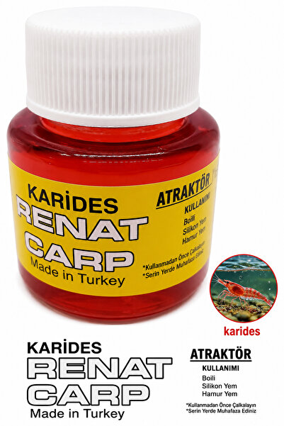 RENAT CARP Karides Kokulu Sazan Atraktör 50 Ml Yem Katkısı