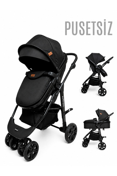 BEBEGOLD Classic Black Travel Sistem, Çift Yönlü, ( Seyahat Sistem ) Bebek Ar...