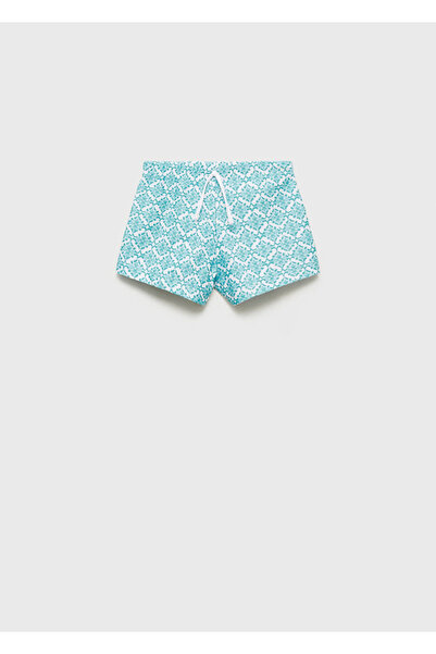 MANGO Baby Badeanzug mit Blumenmuster