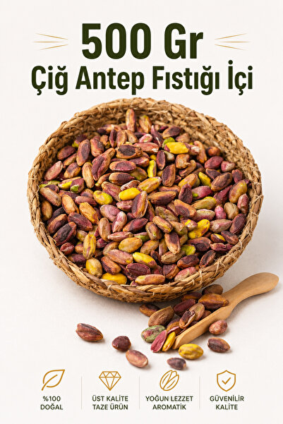 ÜLKÜ KURUYEMİŞ (500 GR) Çiğ Antep Fıstığı İçi Hediyelik Atıştırmalık - 1. Sın...
