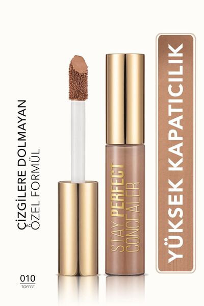 Flormar Doğal Bitişli Kapatıcı (SICAK ALT TON) - Stay Perfect Concealer - 010...