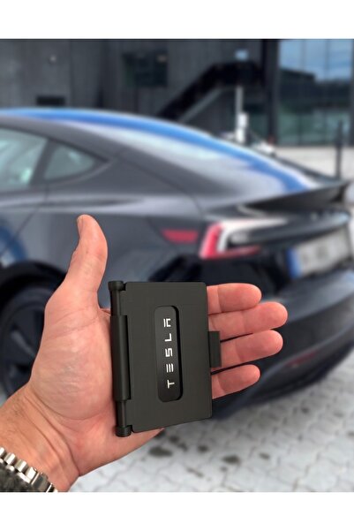 Marchen Collection Tesla Anahtarlık, Tesla Kart Koruyucu ve Anahtarlık Siyah