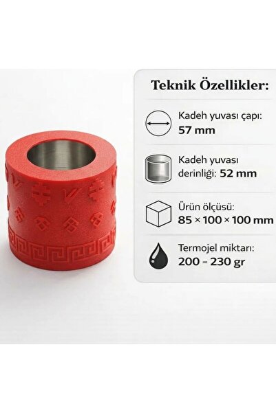 Mottopi مبرد حراري من نوع Tek Kadeh Ehlikeyf بتصميم كليم، مصنوع من الفولاذ ال...
