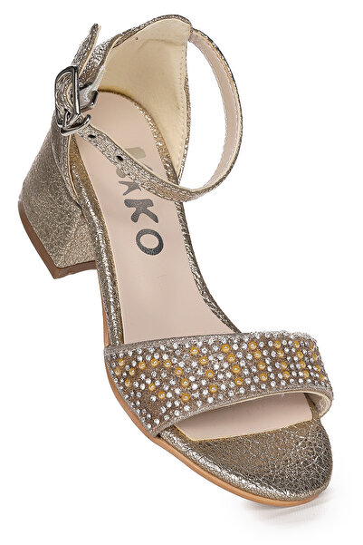 Kiko Kids Heidi Çatlak Günlük Kız Çocuk 3 Cm Topuklu Sandalet Abiye Ayakkabı