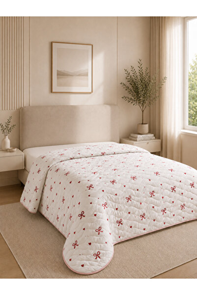 Binna Soft Elanora Pamuklu Çift Kişilik 200 x 230 cm Çok Amaçlı Yatak Örtüsü ...