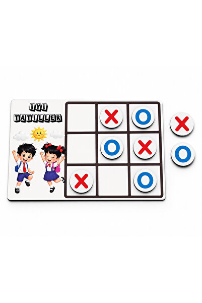 NESLİNİNELİ 10 Adet İyi Tatiller Temalı 10x15 cm XoX oyunu
