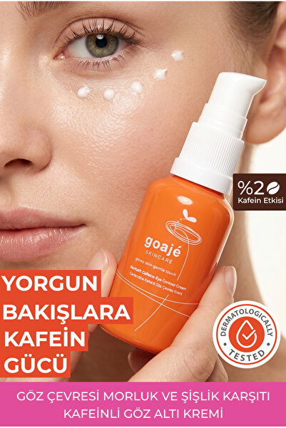 Goajé SKINCARE Goajé Kafeinli Göz Altı Kremi 30 ml, Göz Çevresi Morluk Şişlik...
