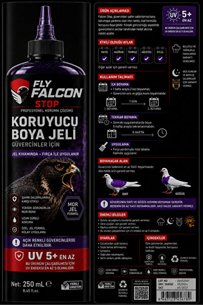Fly Falcon Güvercin boyası