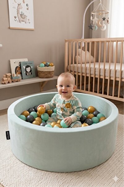 Wellgro Bubble Pops Mint Top Havuzu  ve Mint Gri Gold Top