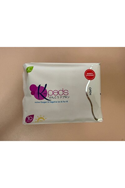JC Premiere K-Pads Day Napkin, Active Oxygen & Negative Ion & Far-IR, 10pcs
