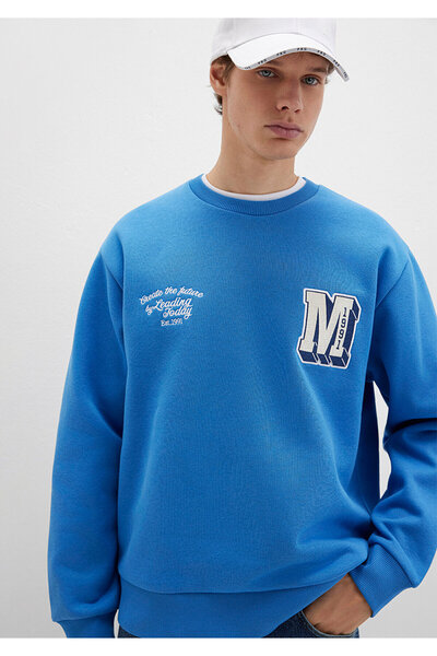 Mavi Суитшърт с бродерия с лого M 0S10492-81330