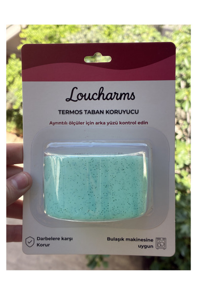 LouCharms Stnly Quencher Uyumlu Mavi Simli Termos Tabanı