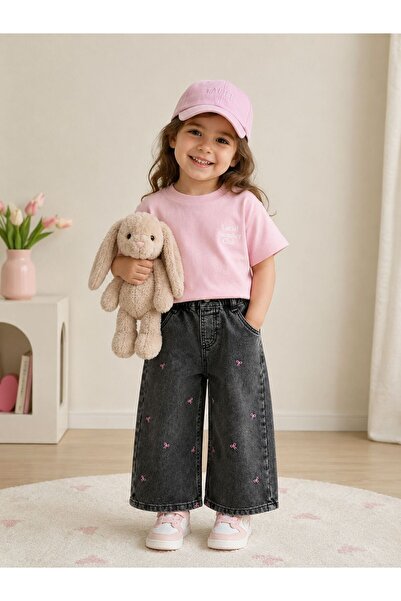 Szzkids جينز لا سييل باريس بتصميم فيونك