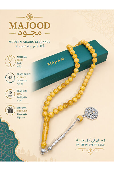 MAJOOD 45 Resin Prayer Beads/Tasbih/10mm/For Men And Women