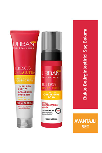Urban Care Twisted Curls Hibiscus & Shea Butter Durulanmayan Bakım Kremi ve E...