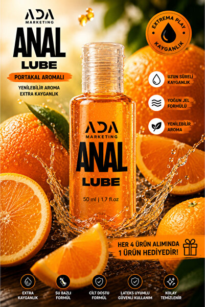 Ada Marketing Kadınlara Özel Portakal Aromalı Anal Jel Seti – 50 ml Ferahlatıcı Etki Ve Hassas Dokunuş