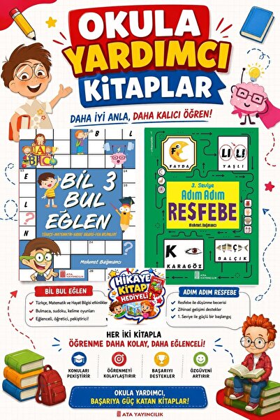 Ata Yayıncılık Ata 3.sınıf Resfebe + Bil Bul Eğlen