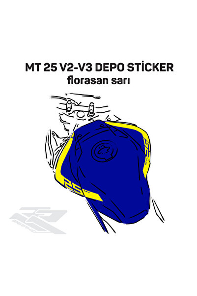 RR Graphic YAMAHA MT 25 V1-V2 DEPO STİCKER