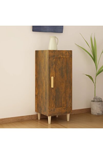 Concept Servantă, stejar fumuriu, 34,5x34x90 cm, lemn compozit