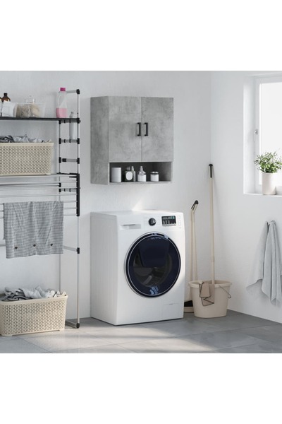 Concept Wall cabinet, concrete gray, 60x31x70 cm, composite wood