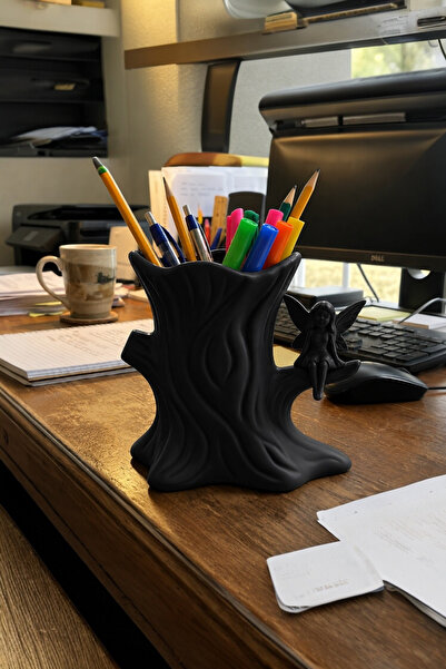 Belupa Fairy Figured Tree Design Pen Holder Desktop Organizer Decorative Orga...