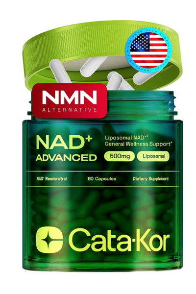 Liposomal NAD+ with Resveratrol 60 Capsul. NMN Alternative Third-Party Tested.ABD MENŞEİ
