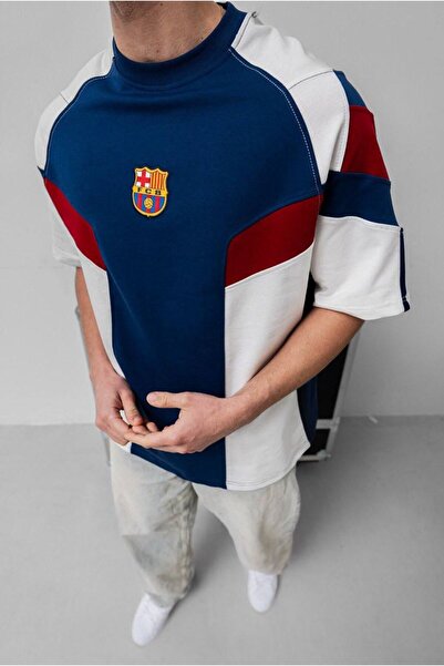 KUN SPORTSWEAR Tricou vintage retro nostalgie color block oversize unisex