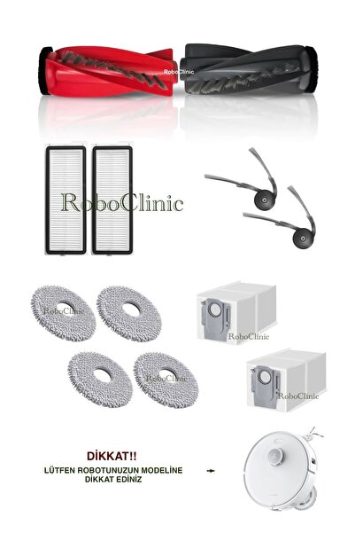Roboclinic Sac de praf compatibil cu aspiratorul robot Roborock Qrevo Curv, p...