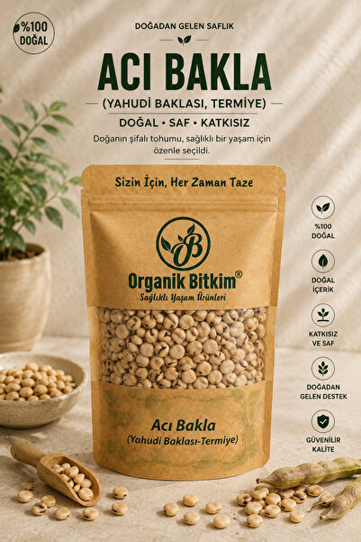 OB Organik Bitkim Acı Bakla (YAHUDİ BAKLASI, TERMİYE) 1000 gr