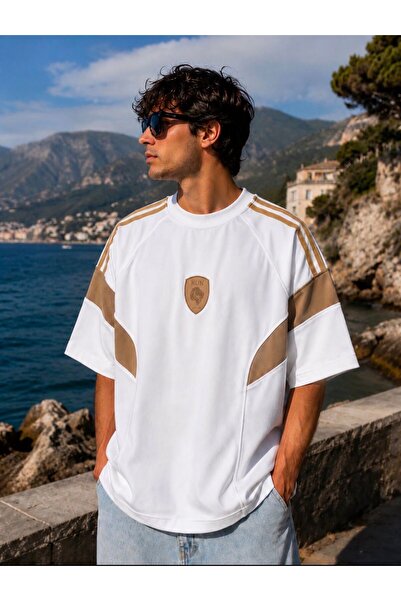 KUN SPORTSWEAR Μπλουζάκι premium vintage έμπνευσης, ρετρό νοσταλγίας, oversiz...