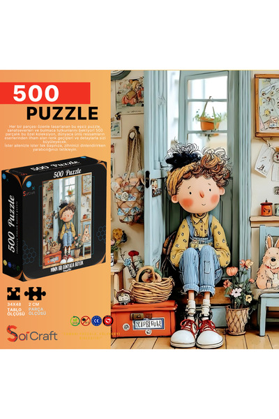 Soi Craft 500 Parça Puzzle Minik Bir Dünyada Büyük Hayaller #206